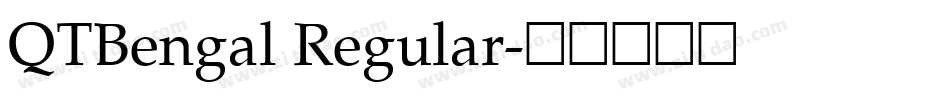 QTBengal Regular字体转换